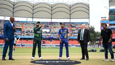 Sri Lanka elects to bat against Pakistan; England targets big total against Bangladesh at World Cup